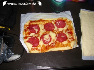 Pizza am Grill